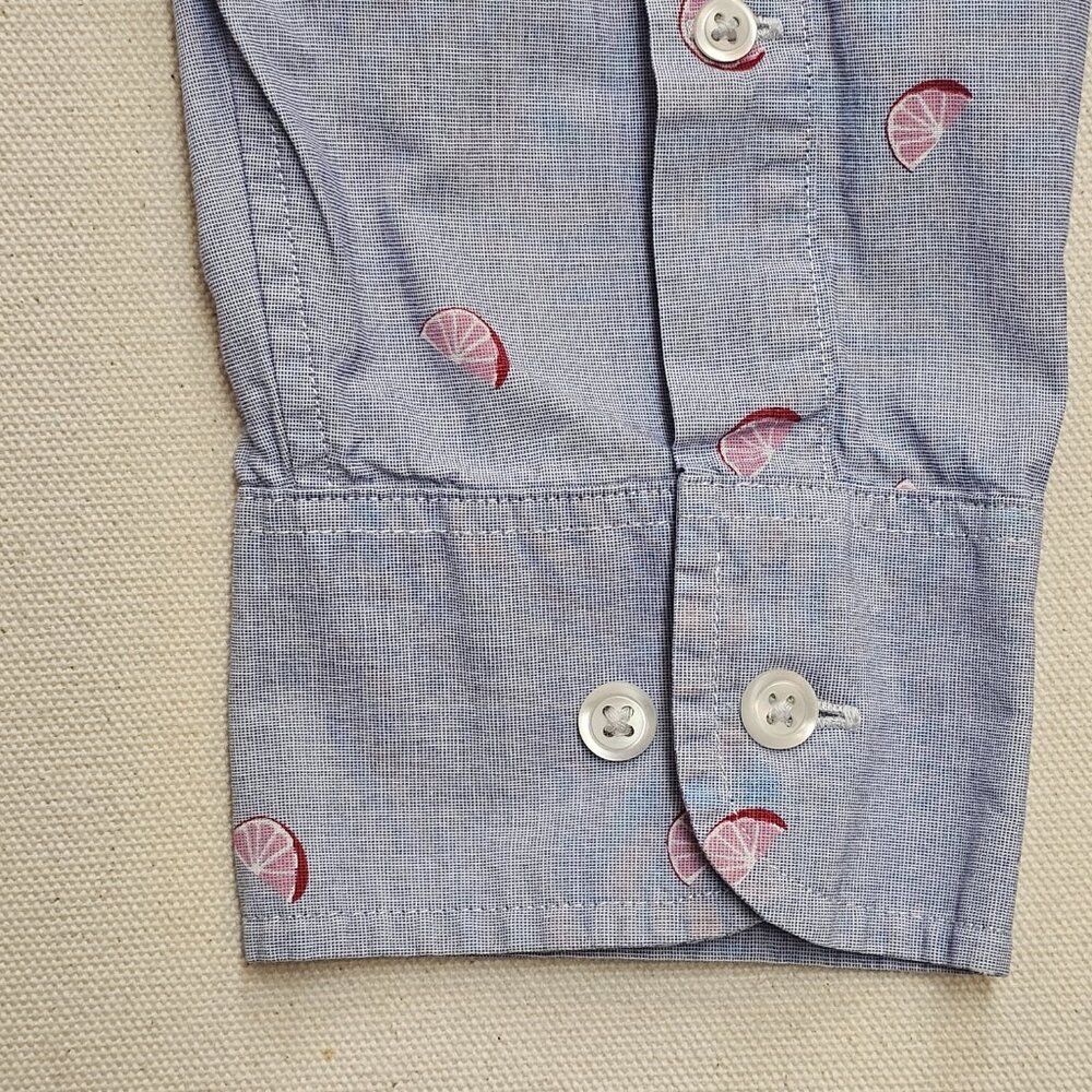 Bonobos Slim Fit Grapefruit Print Button Down Xl - image 5